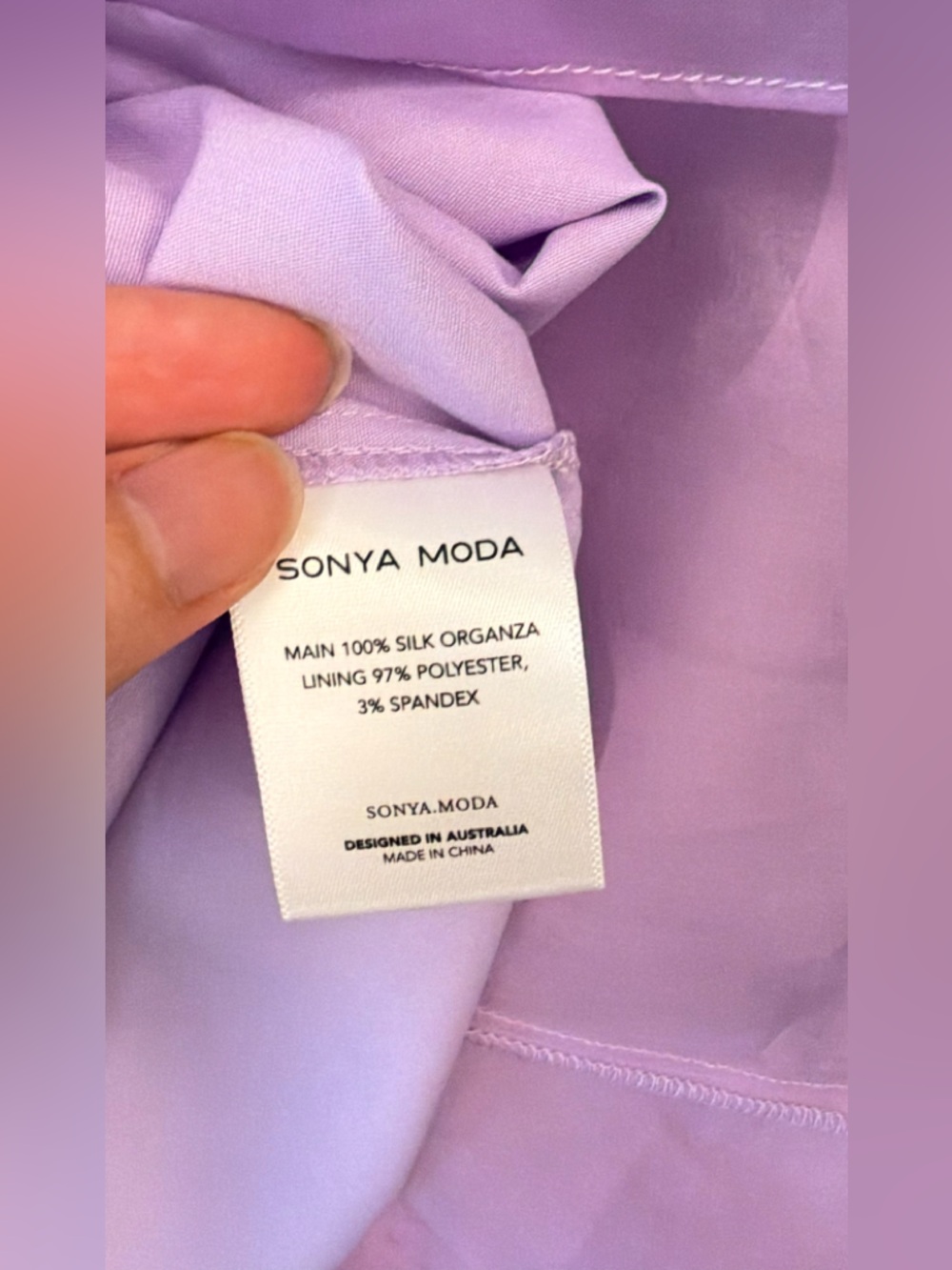 Sonya Moda Rosa Strapless Silk Organza cocktail Dress - Picture 11 of 15